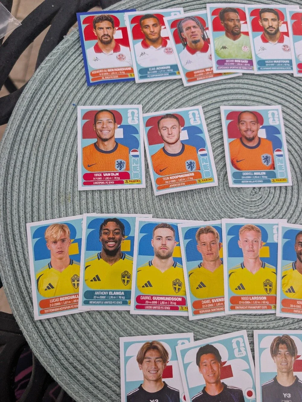 Panini World Cup 2026 Player Sticker Collection - Group F-21- NED, JPN, SWE, TUN - Picture 3 of 4